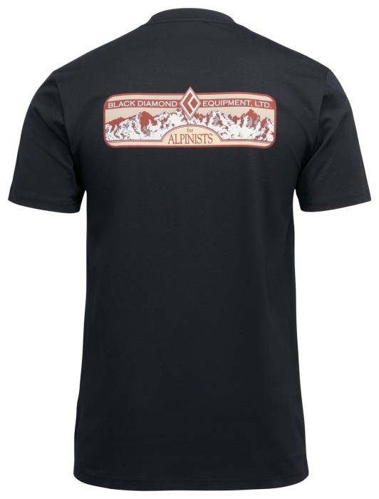 Мужская футболка Black Diamond M Heritage Alpinist SS Tee, Black, M