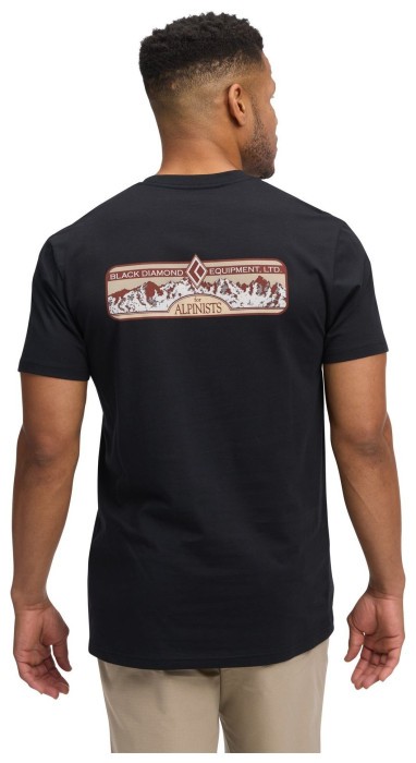Мужская футболка Black Diamond M Heritage Alpinist SS Tee, Black, M