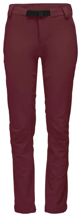 Брюки женские Black Diamond Alpine Pants Softshell, L - Bordeaux