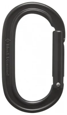 Карабін без муфти Black Diamond Oval Keylock, Black