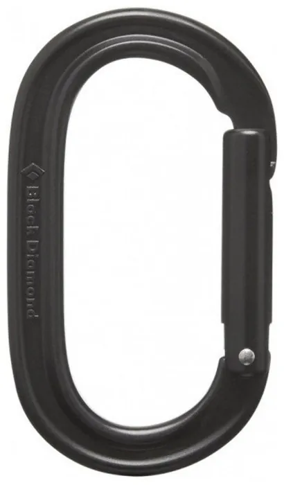 Карабін без муфти Black Diamond Oval Keylock, Black