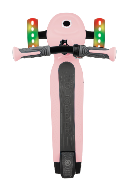 Електросамокат GLOBBER серії E-MOTION 4 пастельно-рожевий, колеса з підсвіткою, 50кг, 6+, 3 колеса, укр, укр