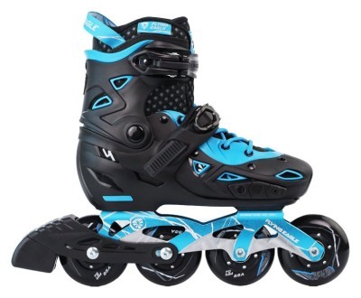 Детские раздвижные ролики Flying Eagle S9 dual density синие 27-31