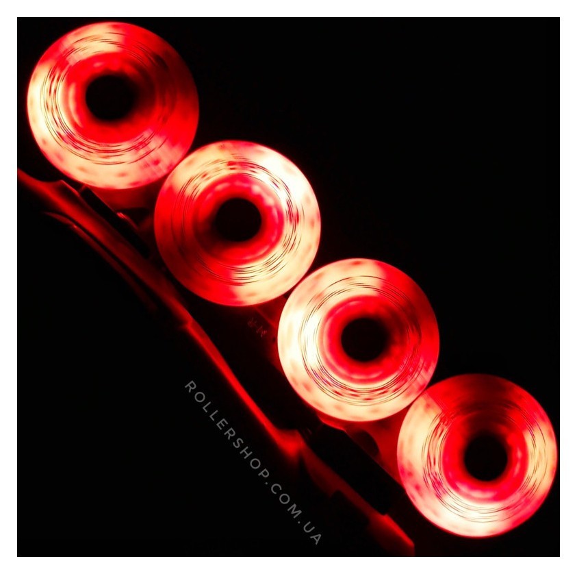 Сяючо-іскрісті колеса Flying Eagle Lazerwheelz-Sparkle 80 мм/88A 4 шт червоні, укр, укр