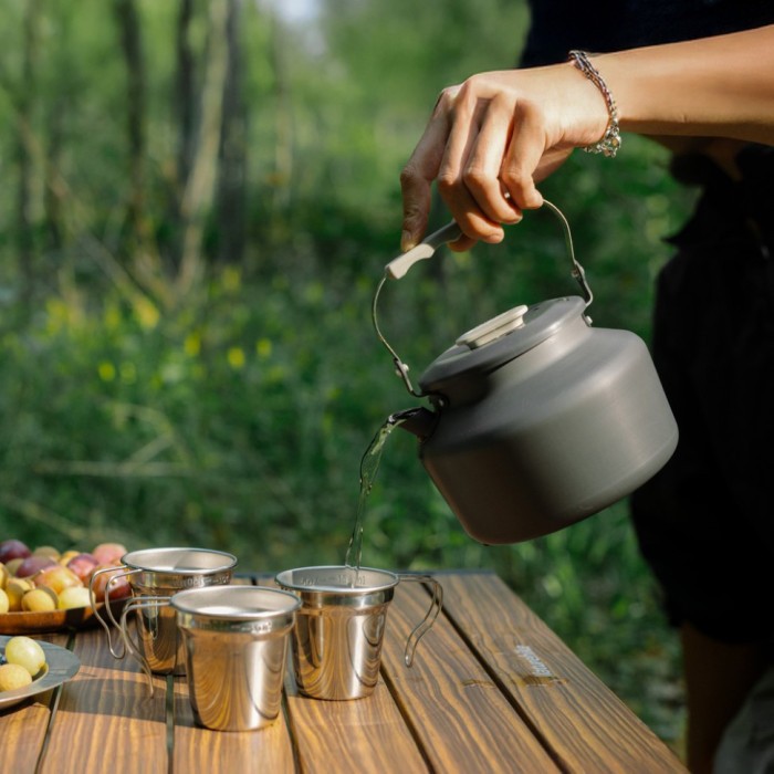 Кемпінговий чайник Naturehike CNK2450CF030 1,4 л, алюміній, укр, укр