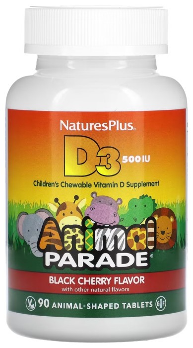Kids Vit D3 Chewable 500 IU - 90 tabs
