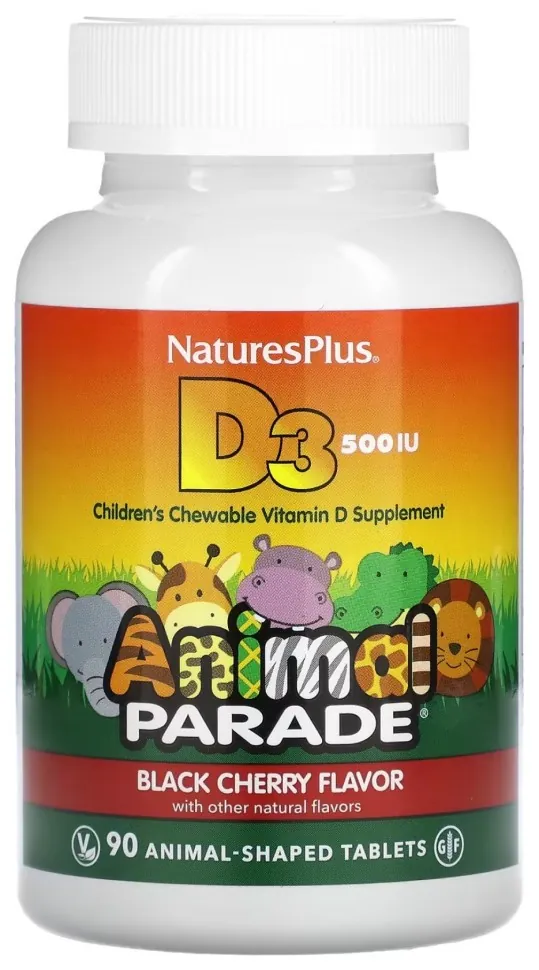 Kids Vit D3 Chewable 500 IU - 90 tabs
