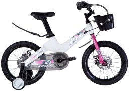 Велосипед MG 16" SPACE KID MOON DD рама-9" білий 2025 Велосипед MG 16" SPACE KID MOON DD рама-9" білий 2025