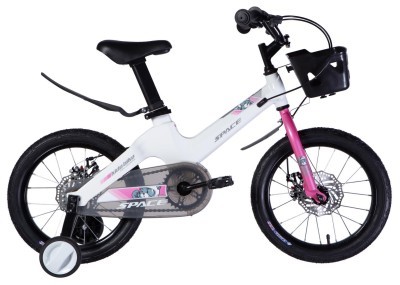 Велосипед MG 16" SPACE KID MOON DD рама-9" белый 2025