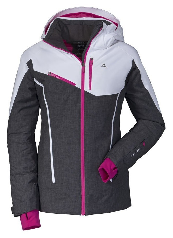 Куртка жіноча утеплена жіноча SKI JACKET MARSEILLE1 40 Medium grey melange 9222 (10-11769), укр, укр