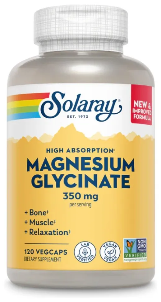 Magnesium Glycinate 350mg - 120 vcaps