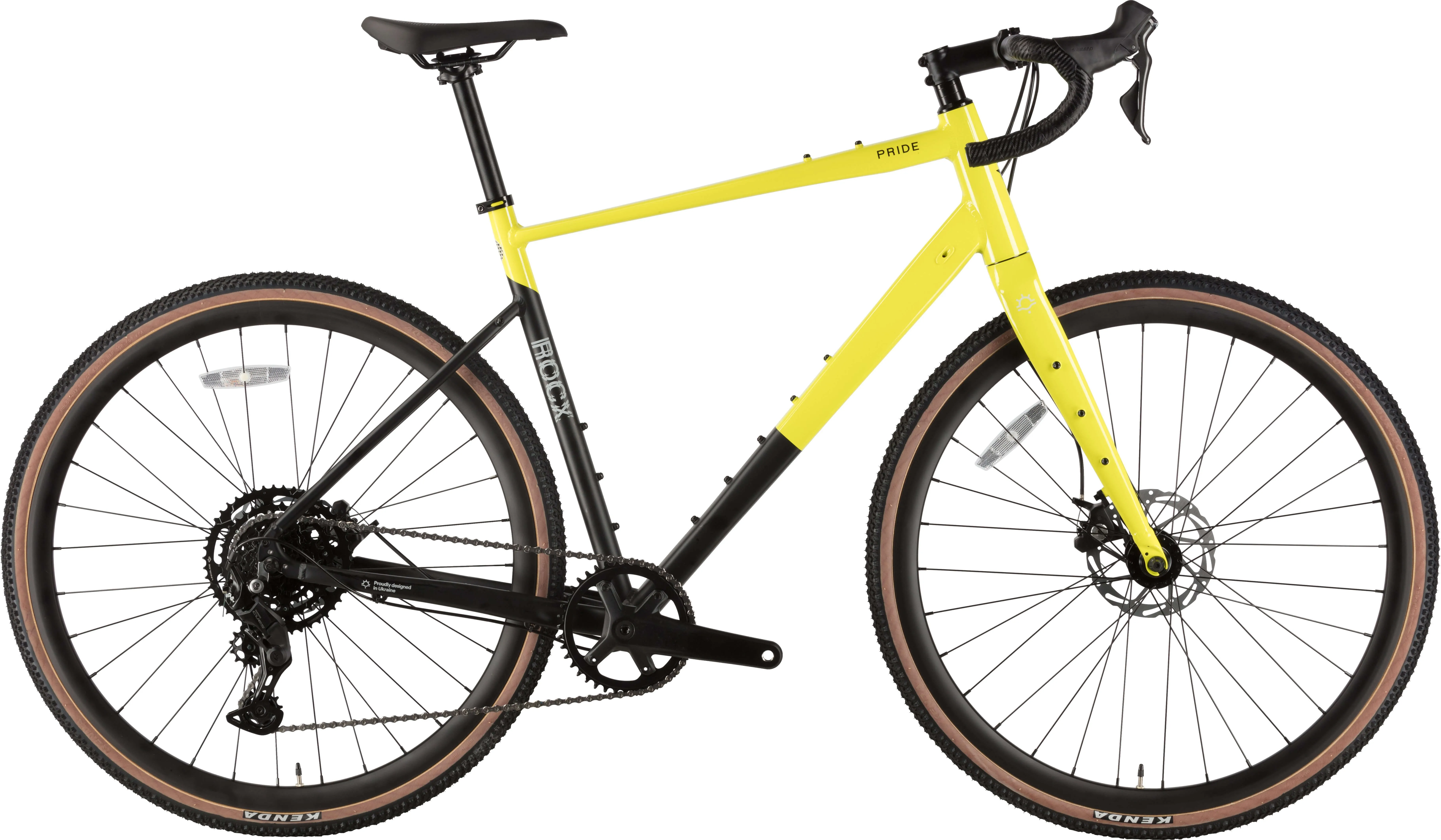 Велосипед 28" Pride ROCX 8.1 рама - L 2026 жовто-чорний (SKE-23-70)