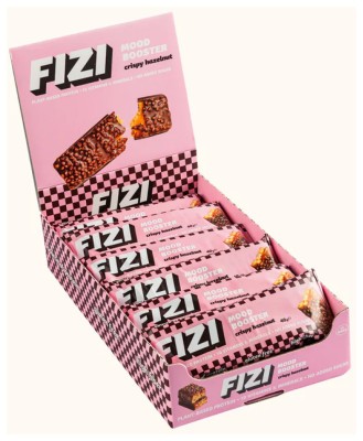 Fizi Mood Booster - 12x40g Crispy Hazelnut