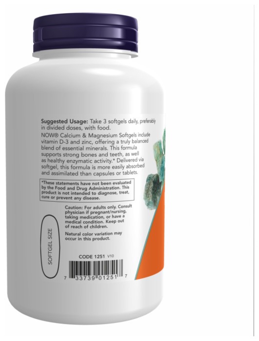 Calcium-Magnesium+D - 240 sgels