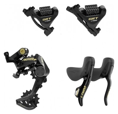 Набір трансмісії 1*12 L-twoo GRT дуал правий. та лев, перемикання. зад і перед L-TWOO GR7010 з гідравлічними гальмами