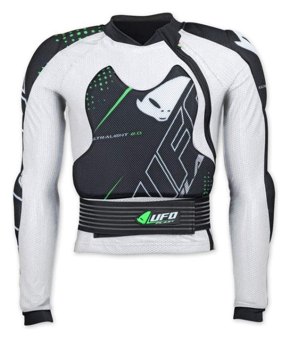 Куртка захисна спортивна UFO ULTRALIGHT 2.0 SAFETY JACKET XXL White/black (PE02375), укр, укр