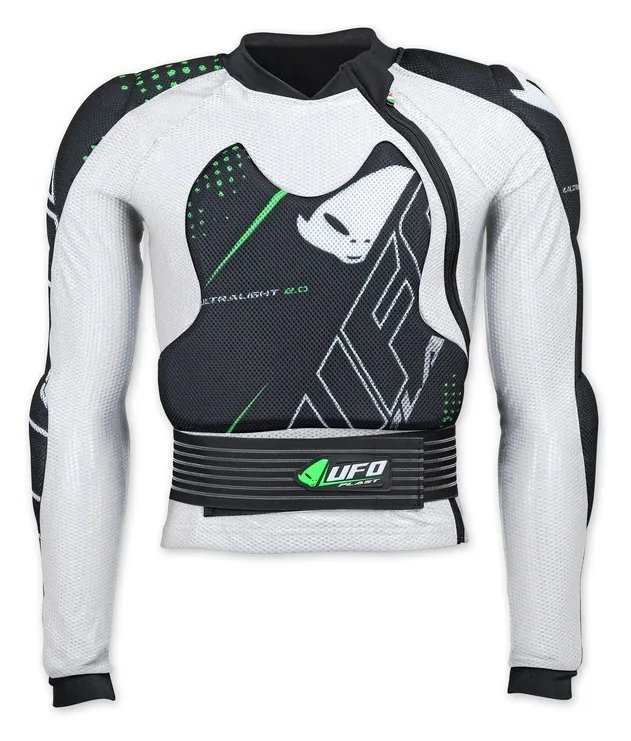 Куртка захисна спортивна UFO ULTRALIGHT 2.0 SAFETY JACKET XXL White/black (PE02375) (XXL black, white)
