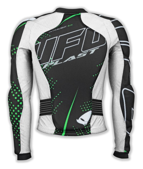 Куртка захисна спортивна UFO ULTRALIGHT 2.0 SAFETY JACKET XXL White/black (PE02375)