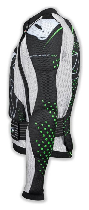 Куртка захисна спортивна UFO ULTRALIGHT 2.0 SAFETY JACKET XXL White/black (PE02375)