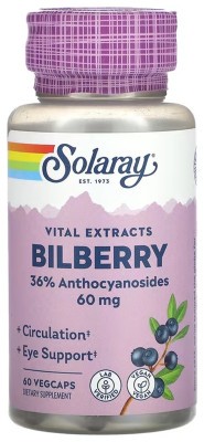 Bilberry Berry Extract 60mg - 60 vcaps