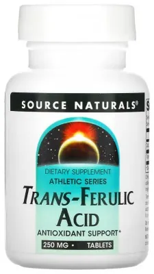 Trans-Ferulic Acid 250mg - 30 tabs (Поврежденная банка)