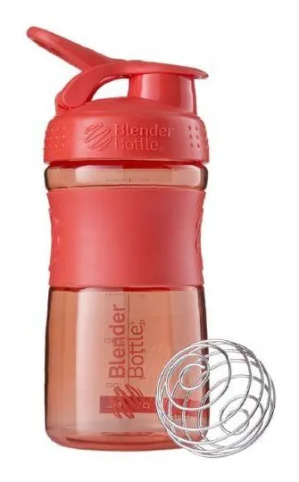 Шейкер спортивний (пляшка) BlenderBottle SportMixer Flip 20oz/590ml Coral (PP_SM 20oz Coral)