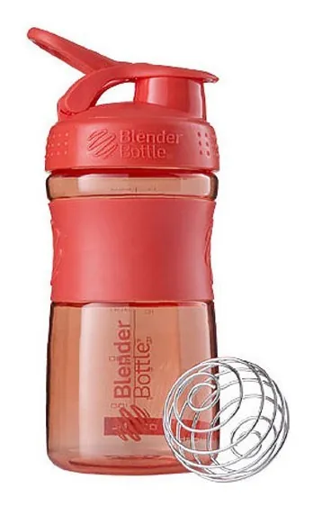 Шейкер спортивний (пляшка) BlenderBottle SportMixer Flip 20oz/590ml Coral