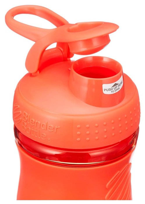 Шейкер спортивний (пляшка) BlenderBottle SportMixer Flip 20oz/590ml Coral