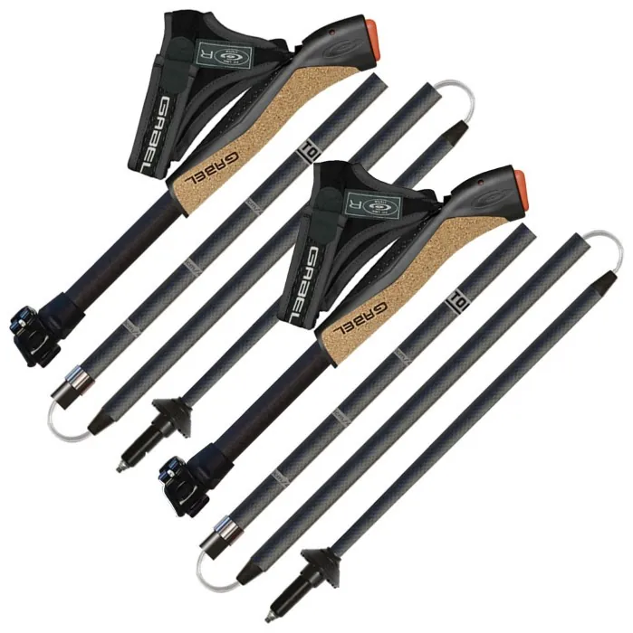Палки для скандинавской ходьбы Gabel Nordic Carbon Feather XTL (7009399300000)