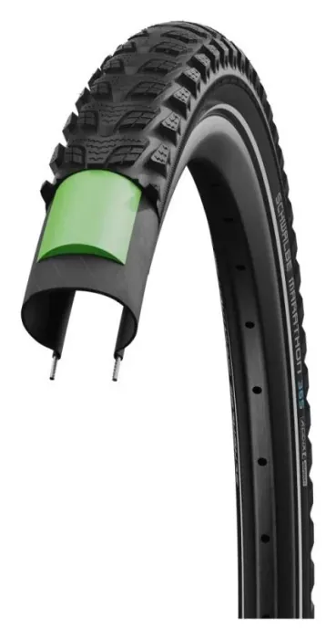 Покрышка 28x1.50 700x38C (40-622) Schwalbe MARATHON 365 Perf, GreenGuard, TwinSkin B/B+RT HS475 ADDIX 4Season 67EPI 28B