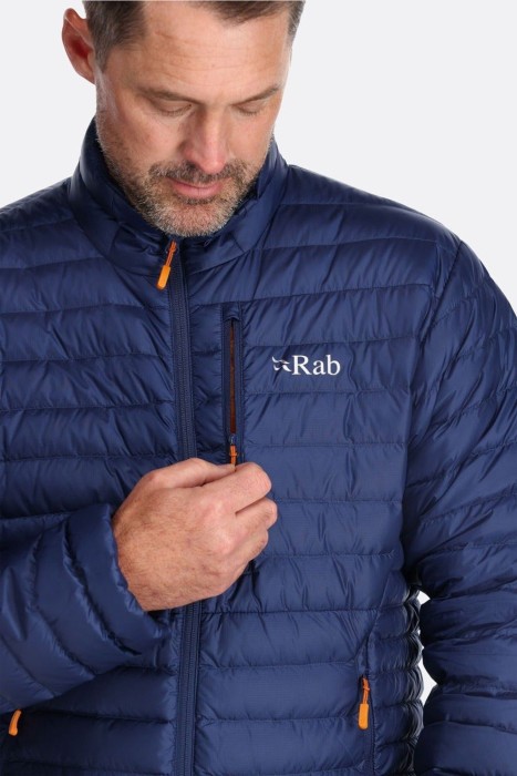 Чоловічий легкий пуховик Rab Microlight Jacket, Beluga