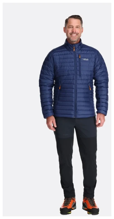 Чоловічий легкий пуховик Rab Microlight Jacket, Beluga
