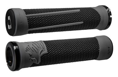 Гріпси ODI AG-2 Black/Graphite w/ Black clamps (черно-графітові з чорними замками)