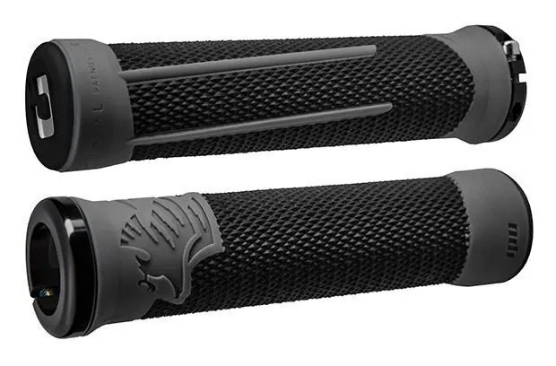 Гріпси ODI AG-2 Black/Graphite w/ Black clamps (черно-графітові з чорними замками) (OBOD_D35A2BH-B)