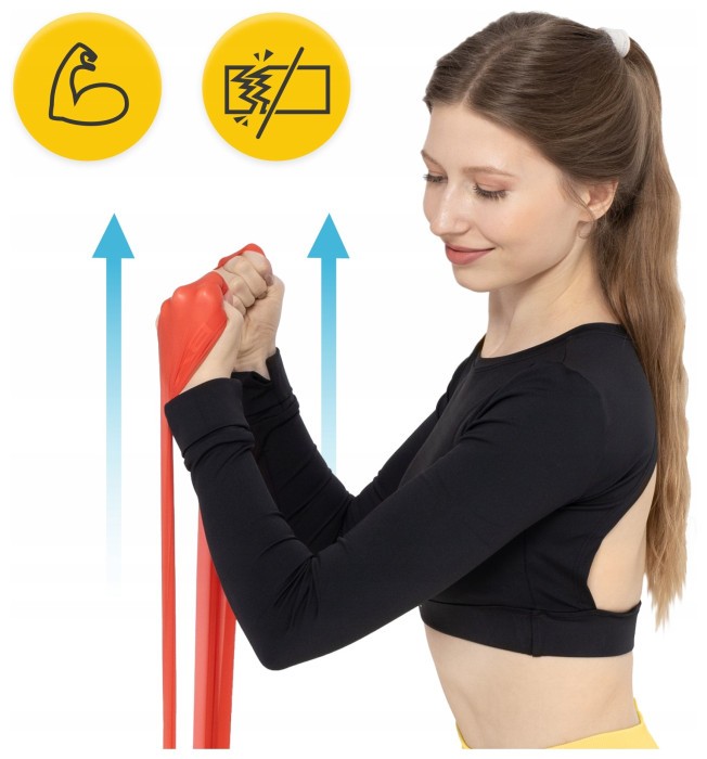 Лента-эспандер для спорта и реабилитации 4FIZJO Flat Band 30 м 2-4 кг Red (P-5907739311177)