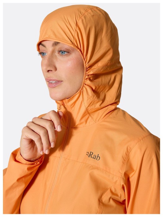 Вітровка жіноча Rab Windgather Hoody Wmns, Tempest Blue