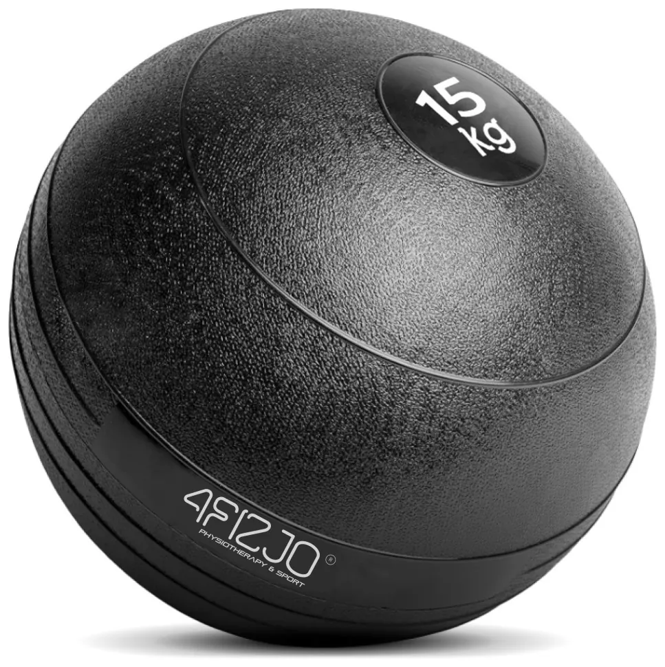 Слембол (медичний м'яч) для кросфіту 4FIZJO Slam Ball 15 кг Black (P-5907739315458) (LFP-5907739315458)