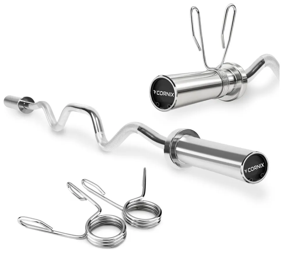 Гриф для штанги олімпійський Z-подібний Cornix 120 см 50 мм XR-0422 (LFXR-0422)