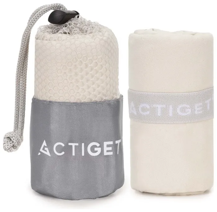 Рушник спортивний Actiget 80 x 40 см з мікрофібри ACT0186 Biege