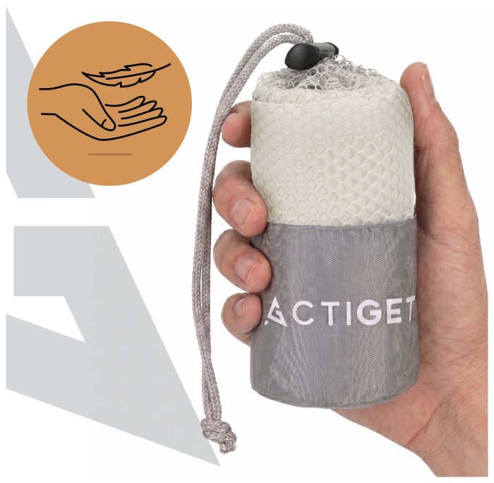 Рушник спортивний Actiget 80 x 40 см з мікрофібри ACT0186 Biege