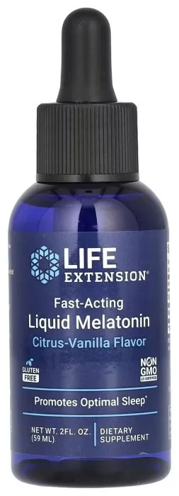 Fast-Acting Liquid Melatonin (Citrus-Vanilla) - 2 fl oz