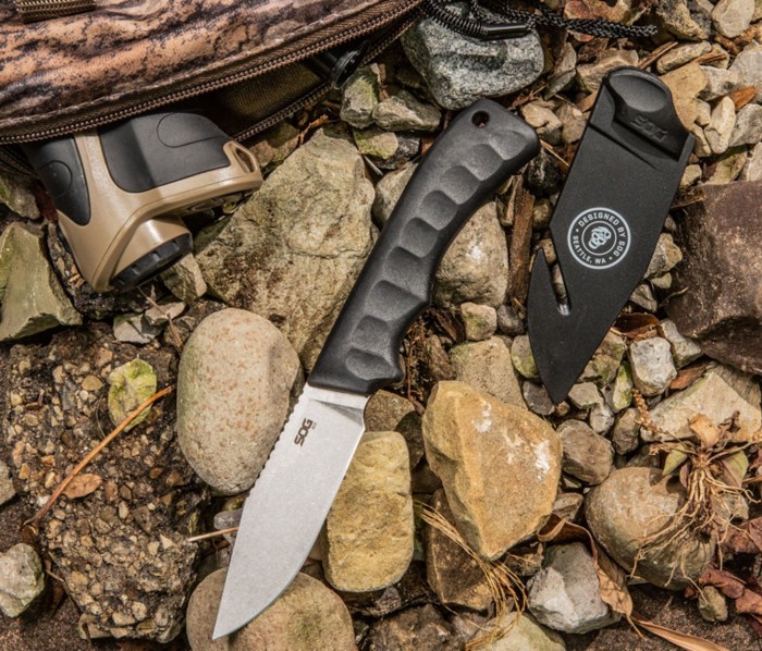 Ніж SOG Ace, Stonewash Black