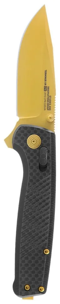 Розкладний ніж SOG Terminus XR LTE, Carbon/Gold (SHM_SOG TM1033-BX)