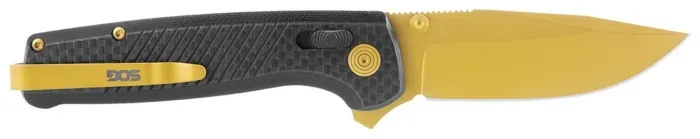 Розкладний ніж SOG Terminus XR LTE, Carbon/Gold
