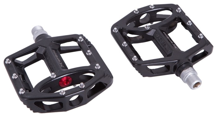 Педалі Mpeda AL-1 алюм. платформа, на пром. підшипні. (чорний), укр, укр