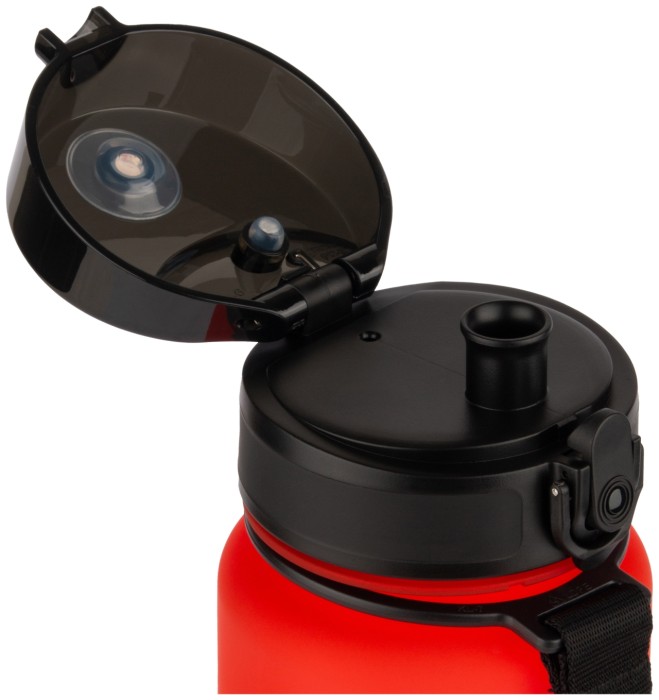 Пляшка для води UZSPACE Frosted 1000 мл, червона, укр, укр