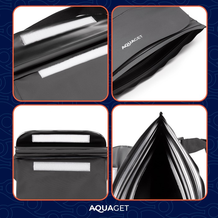 Сумка на пояс Aquaget водонепроникна IPX8 AQ0026 Black