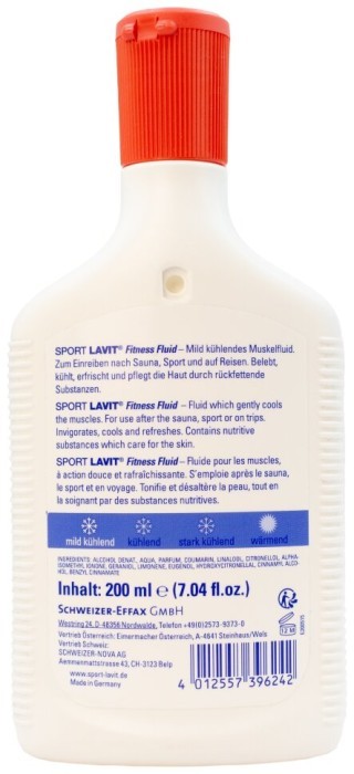 Средство для охлаждения мышц Sport Lavit Fitnesfluid 200 ml (39624200)