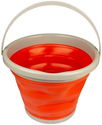 Ведро TRAMP складное силиконовое 10л, Оранжевое, Оранжевый