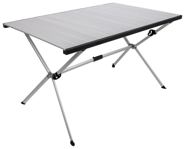 Стол Bo-Camp Lamel 121x80 cm Aluminium (1404438)